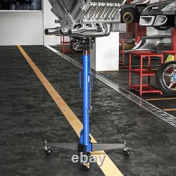 0.5Ton Vertical Hydraulic Gear Transmission Swivel Jack Lift Car Hoist Stand New