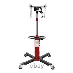 0.5 Ton Hydraulic Transmission Jack Stand Gearbox Lifter Hoist 2 Stage Stronger