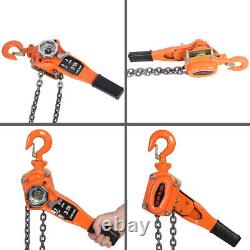 10FT Manual Lever Chain Hoist 3 Ton Ratchet Hoist with 5ft Chain Heavy Duty