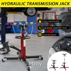 1100Lbs 2 Stage Hydraulic Transmission Jack with360°Swivel Wheel Lift Hoist 0.5Ton