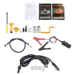 12V 3Ton Automotive Electric Scissor Jack Lift & Impact Wrench Remote Hoist Kit
