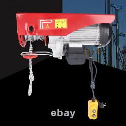 1Ton Electric Winch Hoist Heavy Duty Lifter 1800W Overhead Scaffold Lifting Tool