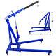 1ton Hydraulic Mobile Engine Crane Hoist Lift Stand Folding Frame Garage Factory