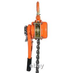 1.5Ton 3m Lever Chain Hoist 360° Bottom Swivel Hook Puller Lifting Equipment