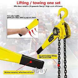 1.5 Ton Chain Hoist Manual Lift Lever Block Chain Warehouse Garages Workshop