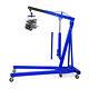 1 Ton 1t Hydraulic Engine Crane Hoist Stand Mechanics Lift Folding Workshop Blue