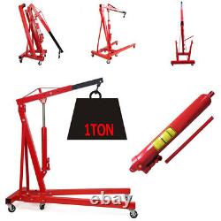 1 Ton Professional Folding Engine Crane/Hoist/Lift Workshop Garage Warehouse Use
