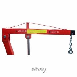 2000LB Swivel Lift Hoist Truck PickUp Crane Davit 1TON