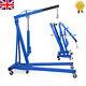 2ton Hydraulic Folding Engine Crane Hoist Lift Stand Garage Workshop Blue Uk