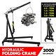 2ton Hydraulic Folding Engine Crane Stand Hoist Lift Jack Garage Heavy Duty Uk