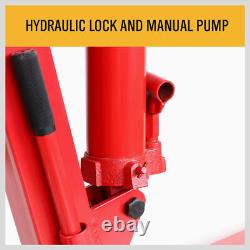 2Ton Hydraulic Folding Engine Crane Stand Jack Workshop Garage Hoist Lift Lifter