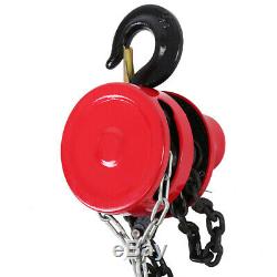 2 TON CHAIN BLOCK 3M chain Hoist Heavy Duty Tackle Engine Lifting Pulley 2000kg