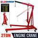 2 Ton 2000kg Hydraulic Folding Engine Crane Hoist Lift Stand Garage Workshop Uk