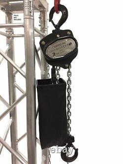 2 Ton 4000 LB Hand Chain Block Manual Hand Hoist with 26' Lift DJ Trussing Truss