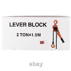 2 Ton Capacity Lift Lever Block Chain Hoist Comealong Lift Puller