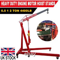 2 Ton Hydraulic Engine Crane Motor Hoist Lift Lifter Foldable Stand Heavy Duty