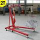 2 Ton Hydraulic Folding Engine Crane Hoist Lift Stand Garage Workshop Adjustable