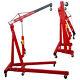 2 Ton Hydraulic Folding Engine Crane Hoist Lift Stand Wheels Workshop Uk Stock