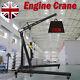 2 Ton Hydraulic Folding Engine Crane Hoist Stand Lift Jack Workshop Mobile Wheel