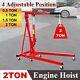 2 Ton Hydraulic Folding Engine Crane Stand Hoist Lift Jack Garage Adjustable