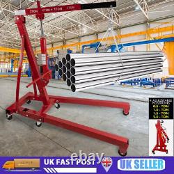 2 Ton Hydraulic Folding Engine Crane Stand Jack Workshop Hoist Lift Heavy Duty