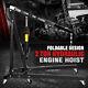 2 Ton Hydraulic Folding Workshop Engine Crane Hoist Lift Stand Garage Wheels Uk