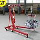 2 In 1 Engine Hoist Leveler Shop Crane Stand Lifting Lift Jack Hydraulic Folding