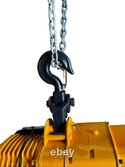 2 ton Electric Chain Hoist 4400 LB with 25 FT Chain 2 ton 230V single phase New