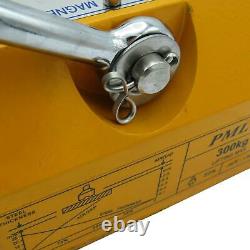 300KG Heavy Duty Permanent Magnetic Lifter 0.3 Ton Lifting Magnet Hoist 0.3T