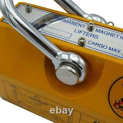300KG Heavy Duty Permanent Magnetic Lifter 0.3 Ton Lifting Magnet Hoist 0.3T