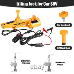 3 Ton 12V Electric Automotive Lifting Car Jack Hoist Emergency Equipment Wrench