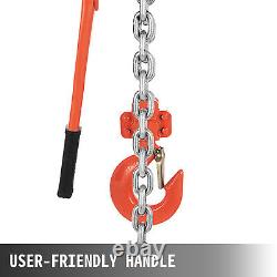 3 Ton 3M Ratcheting Lever Block Chain Hoist Come Along Puller Pulley 3000 kg