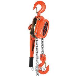 3 Ton 3M Ratcheting Lever Block Chain Hoist Come Along Puller Pulley 3000 kg