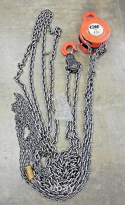 3 Ton CM Hand Chain Hoist 20' Lift 622 Series
