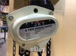 5 TON JET Chain Fall Manual Triple Spur Gear Hoist 10ft Lift SMHX-5-10 121720