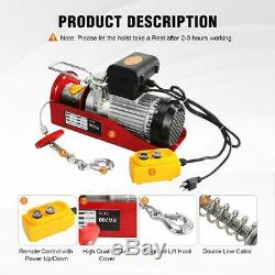BEAMNOVA 2200lb 1 Ton Electric Hoist Lift Overhead Winch with Remote Control