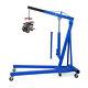 Blue 2 Ton Engine Crane Stand Wheel Hoist Lift Jack Hydraulic Folding Adjustable