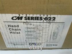 CM 622-A, 1/2 Ton Hand Chain Hoist, 15' Lift