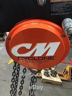 CM Cyclone 1/4 Ton Manuel Chain Hoist 10ft Work Chain NIB