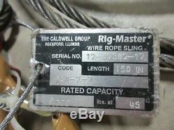 Caldwell Strong Bac Adjustable Spreader Beam Web Sling Crane 4-ton Lift Hoist