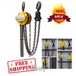 Chain Hoist Block Engine Lever Pulley Manual Hand Heavy Duty 10FT Lift 3-Ton