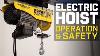 Champion Help Center 440 880lb Electric Hoist Operation And Safety