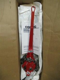 Coffing 05330W, 1 Ton RA20 Ratchet Lever Chain Hoist 5' Lift Made in USA