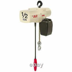 Coffing JLC 1/2 Ton, Electric Chain Hoist With Chain Container, 10' Lift, 16 FPM