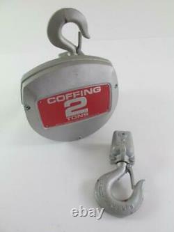 Coffing NEW 2 Ton Aluminum Housing Hand Chain Hoist Pulley Lift Model CB2 NOS