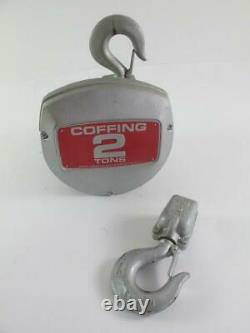 Coffing NEW 2 Ton Aluminum Housing Hand Chain Hoist Pulley Lift Model CB2 NOS