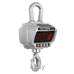 Crane Scale 5Ton Crane Scale Industrial Hook Hanging Weight Digital LCD Display