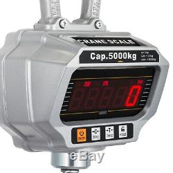 Crane Scale 5Ton Crane Scale Industrial Hook Hanging Weight Digital LCD Display