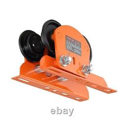 Electric Hoist Manual Trolley 1 Ton Push Beam Trolley for Straight Curved I Beam