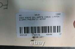 Endo Kogyo EHL-025TS Pneumatic Chain Hoist 1/4ton 0.6mpa